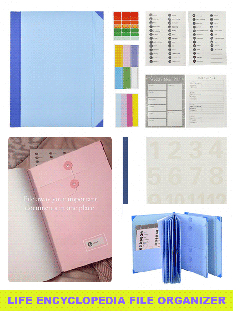 Life Encyclopedia File Organizer