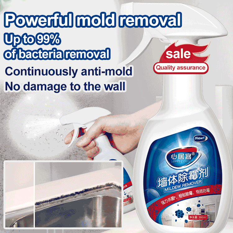Wall mildew remover, wall mildew removal, mildew removal and cleaning