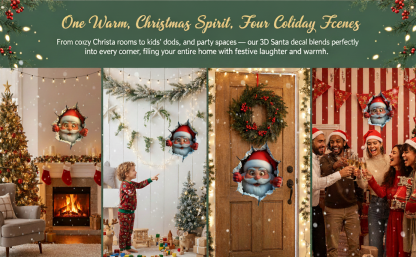 Christmas Decorative Wall Stickers Wall Stickers Removable Household SelfAdhesive