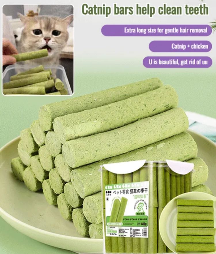 Cat Grass Teething Sticks Hair Detox
