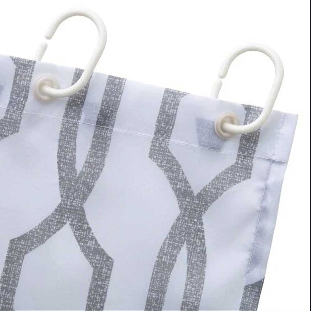 Shower Curtain Grey 135x180 cm