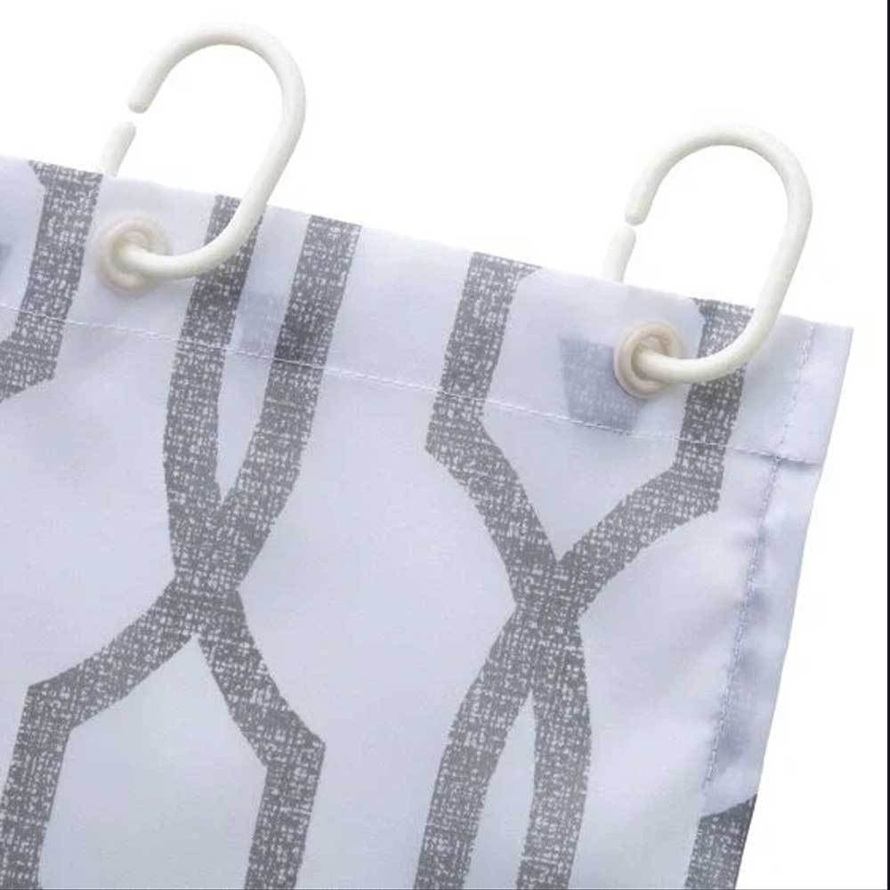 Shower Curtain Grey 135x180 cm