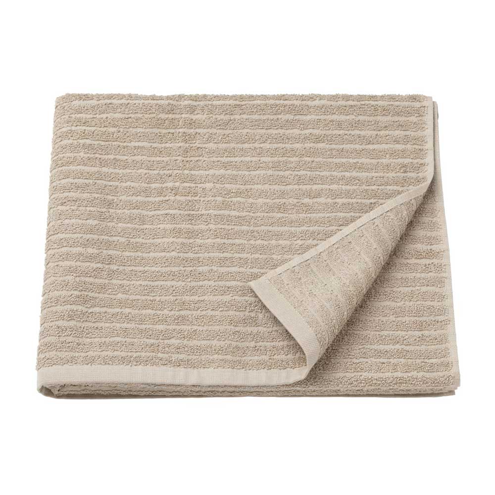 Bath towel, beidge, 80x100 cm