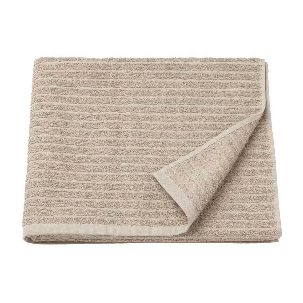 Bath towel, beidge, 80x100 cm