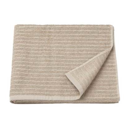 Bath towel, beidge, 80x100 cm