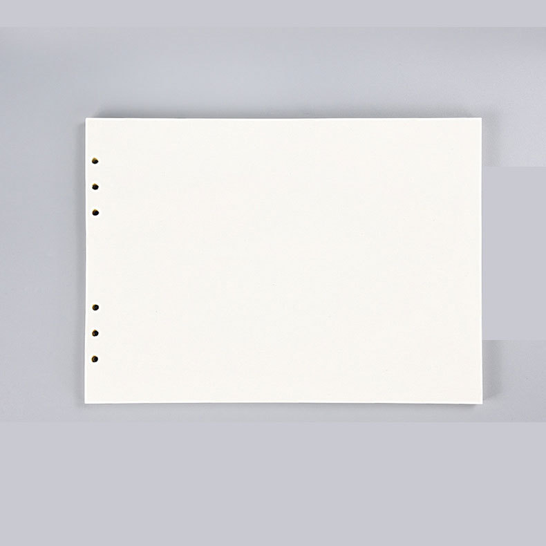 空白 ノート レフィル 6穴 A4 横長 ルーズリーフバインダー対応