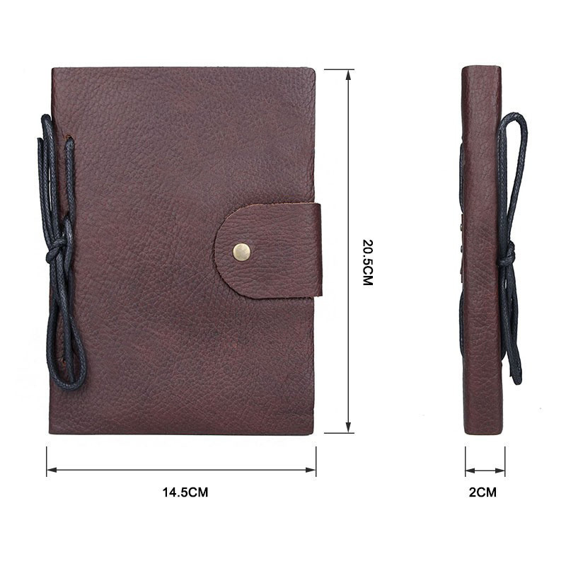 A5 革カバー 罫紙 ノート