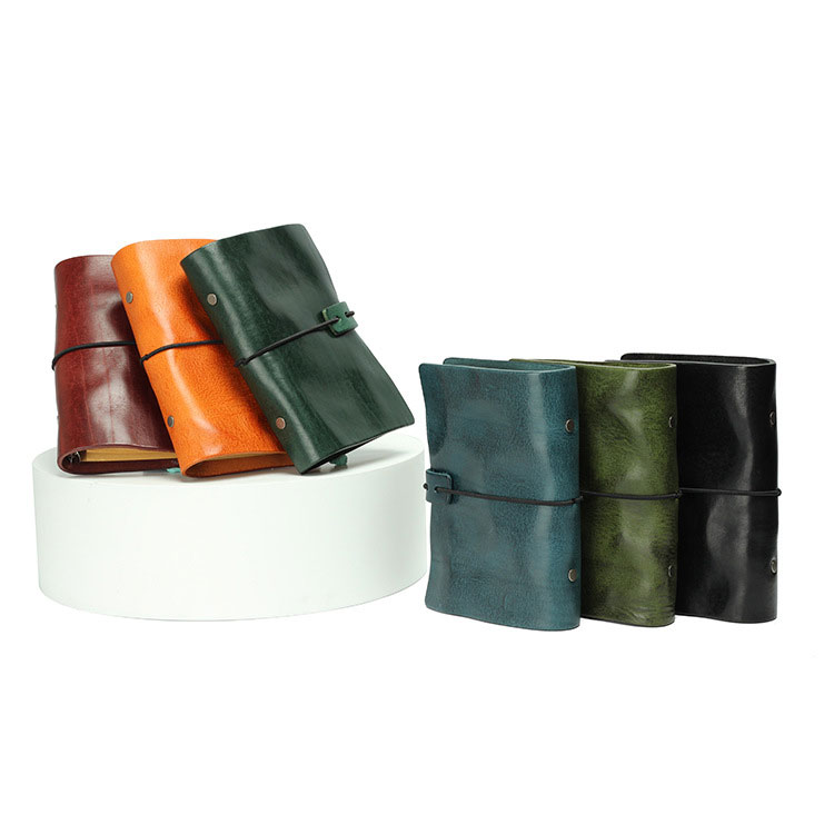 A6 6穴 バインダー 植物鞣し革 カバー ノート