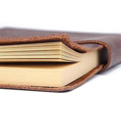 A5 革カバー 罫紙 ノート