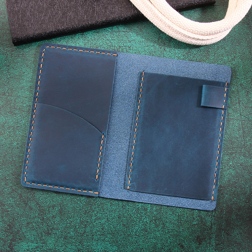 持ち歩き メモ帳 革ノート カバー