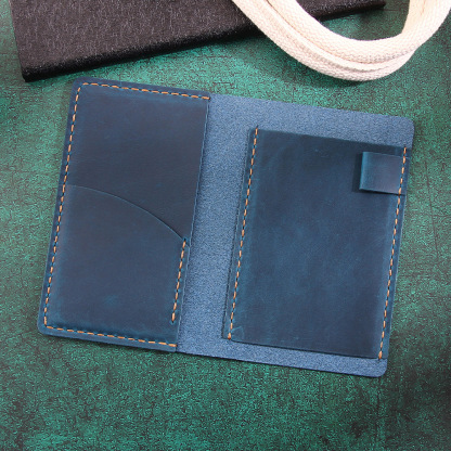 持ち歩き メモ帳 革ノート カバー