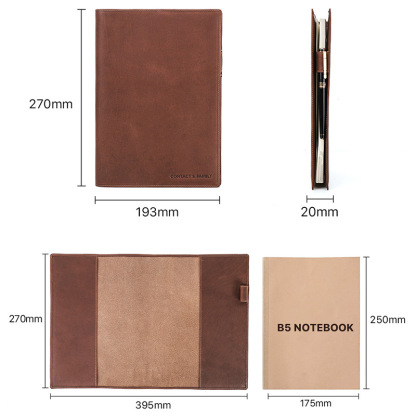 B5 革 ノート カバー ブックカバー