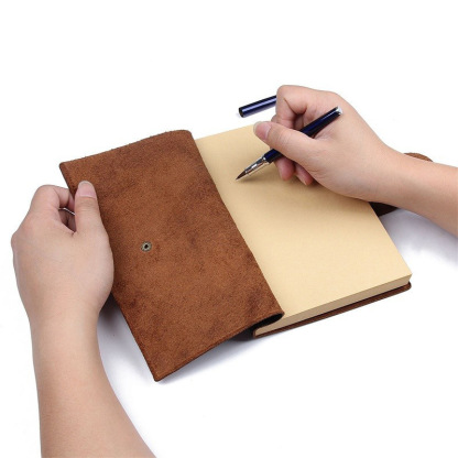 A5 革カバー 罫紙 ノート
