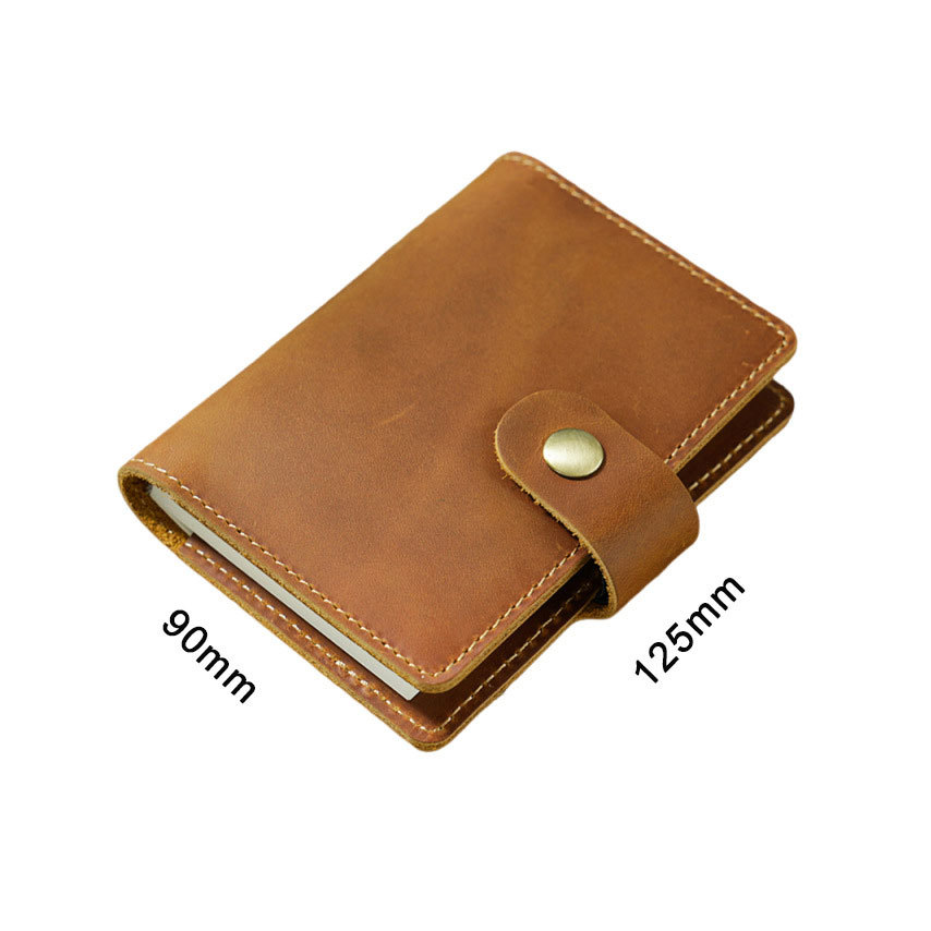 B7 ミニノート 革 カバー