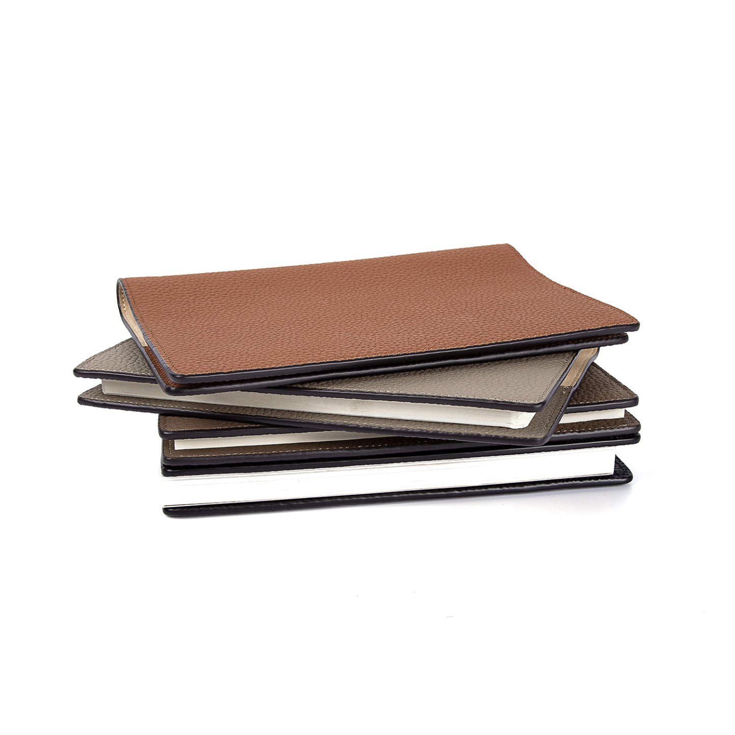 A5 ライチ革 ノート カバー