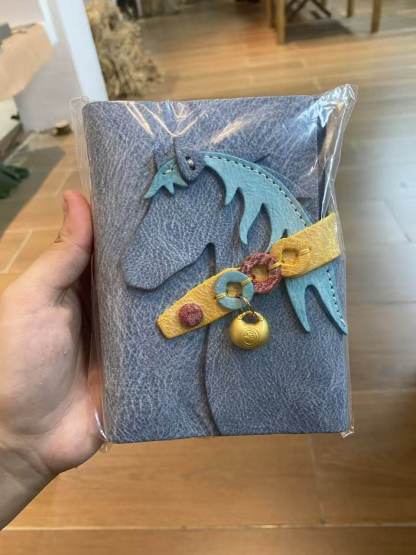 A7 6穴 バインダー 馬 革カバー ノート