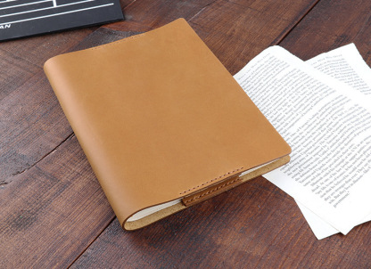 原色 A5 フリー 革 ノート カバー