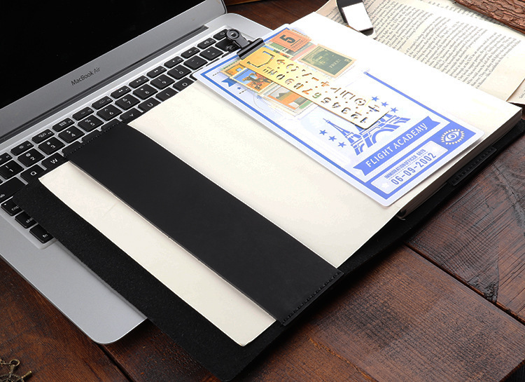 原色 A5 フリー 革 ノート カバー