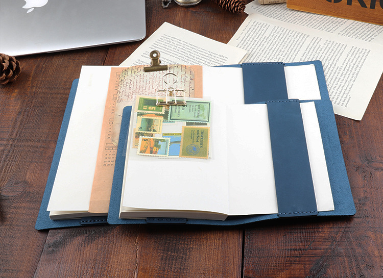 原色 A5 フリー 革 ノート カバー