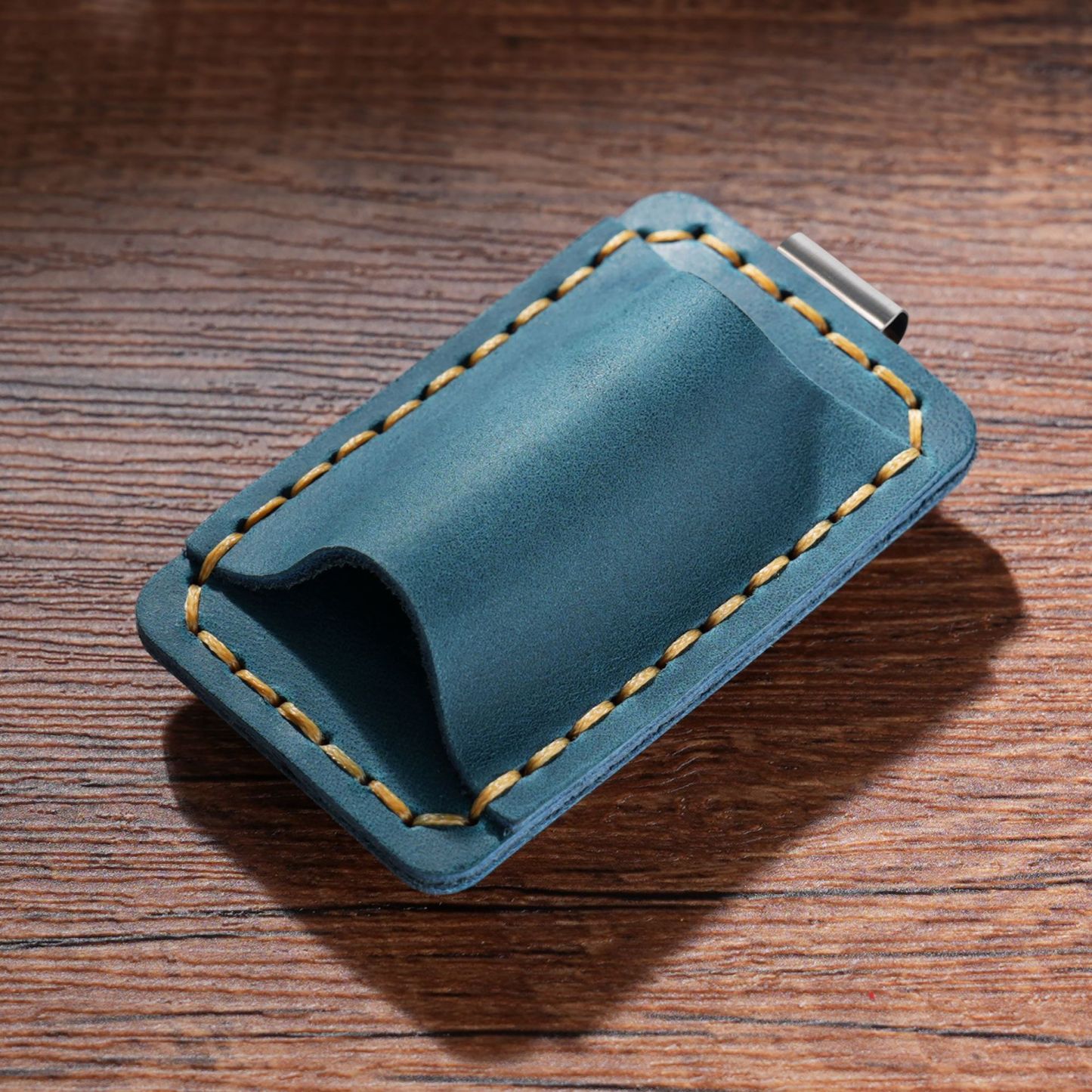 革 一本差し 手帳 ペンホルダー