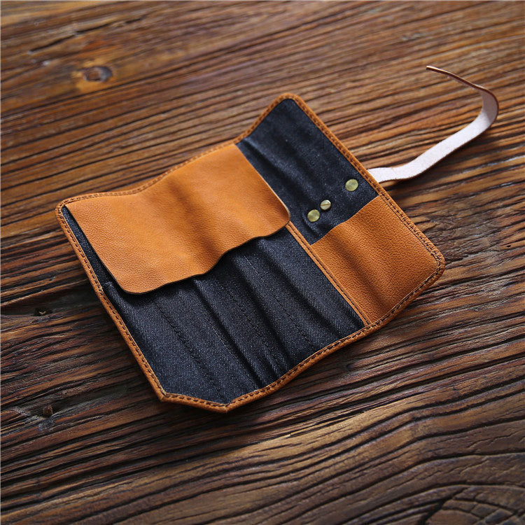 ルポペンケース 大容量 植物鞣し革 筆箱 小物収納