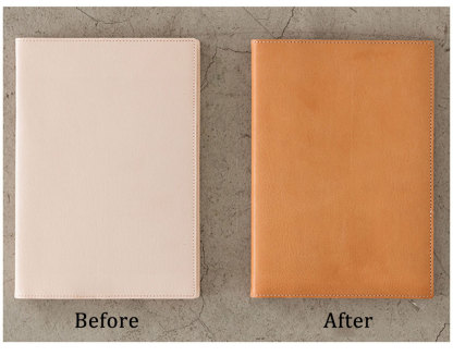 原色 A5 革 ノート カバー