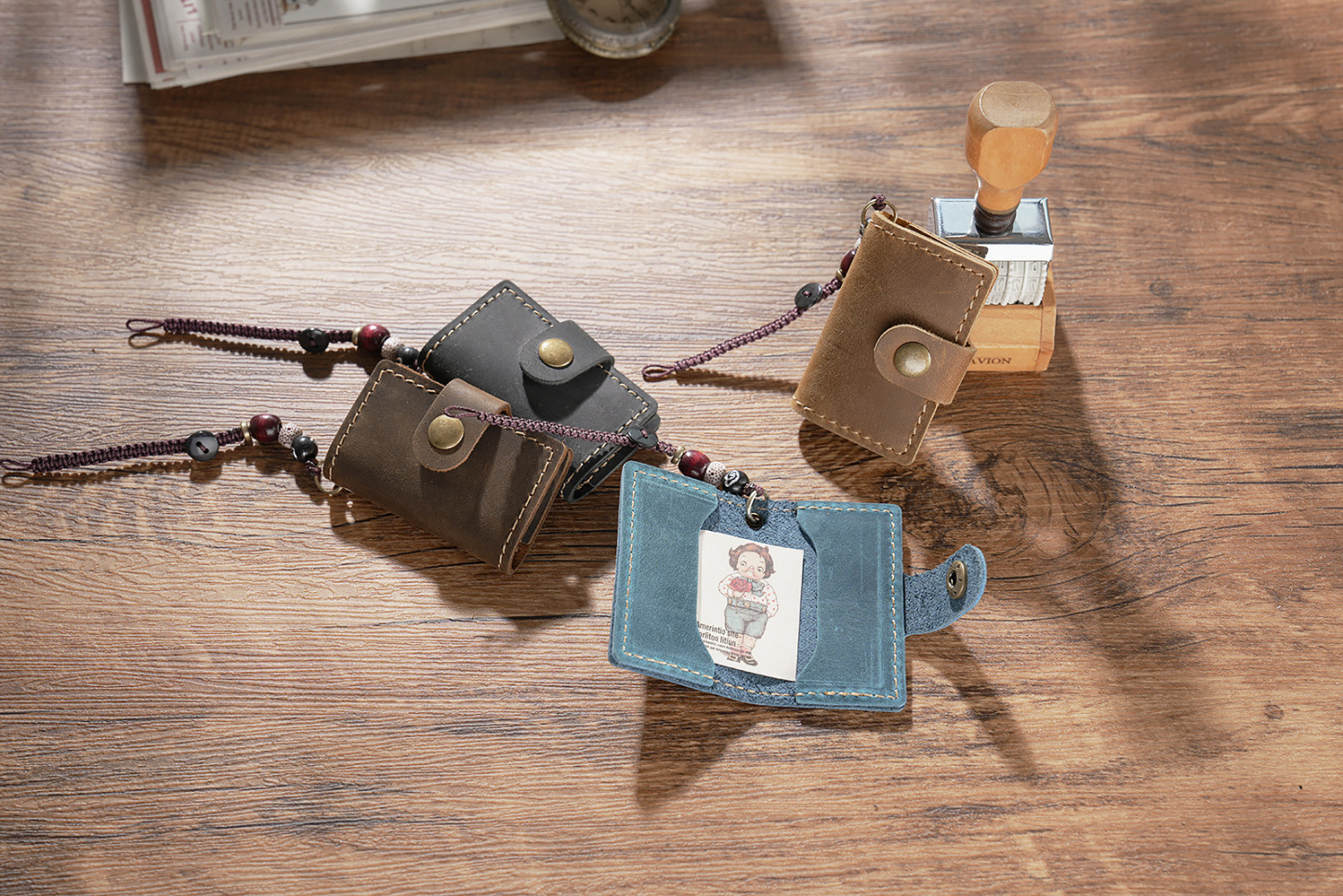 超ミニ 革 ノートカバー バッグチャーム