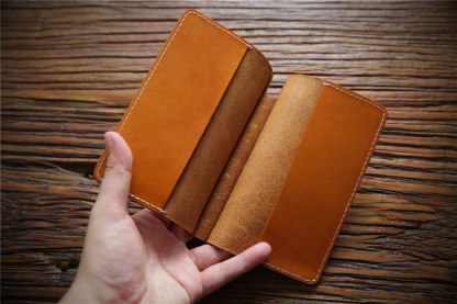 A6 文庫本 植物鞣し革 ノート カバー