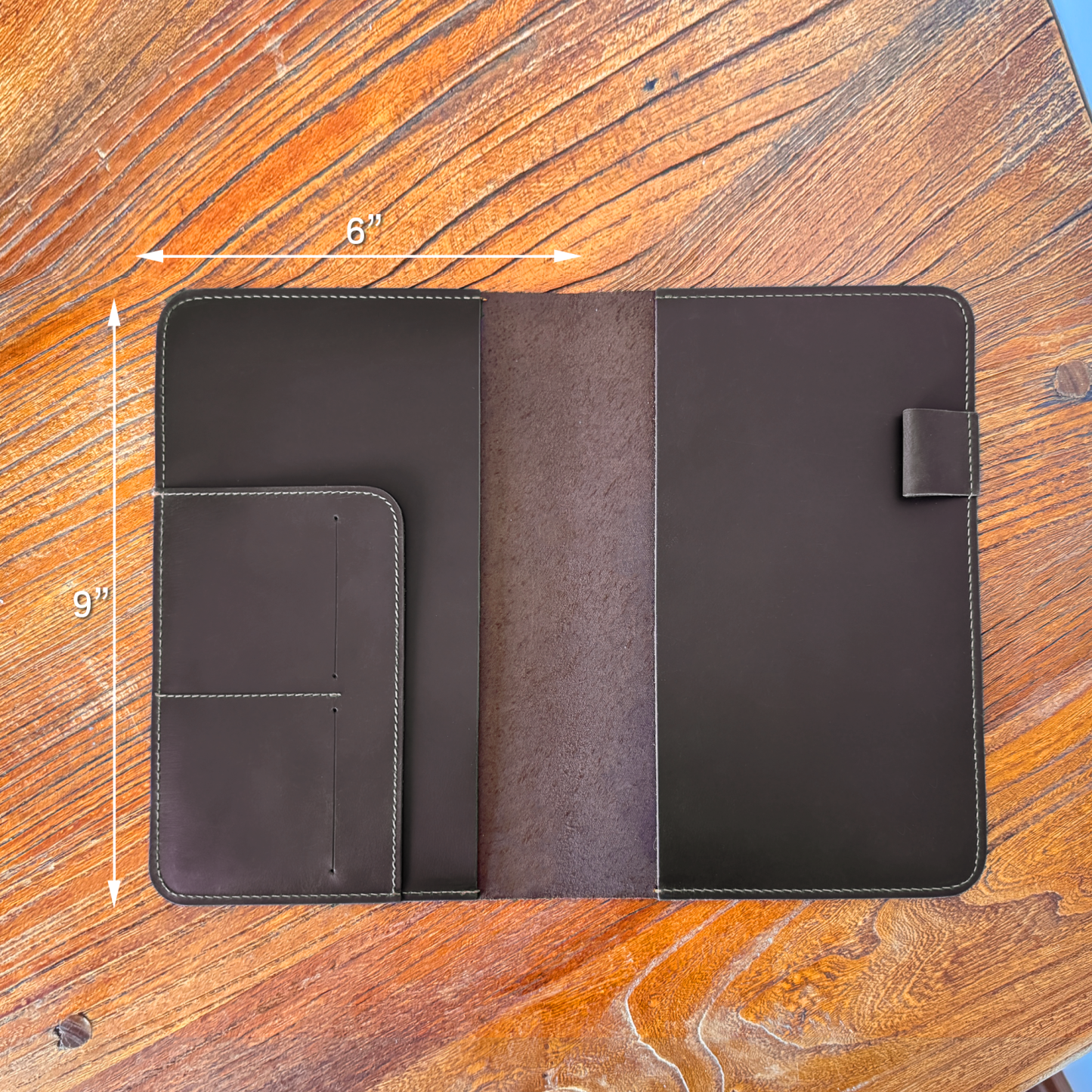 A5 大容量収納 革 ノート カバー