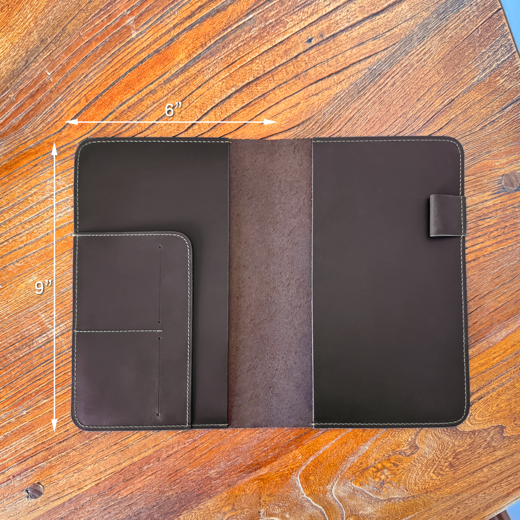 A5 大容量収納 革 ノート カバー