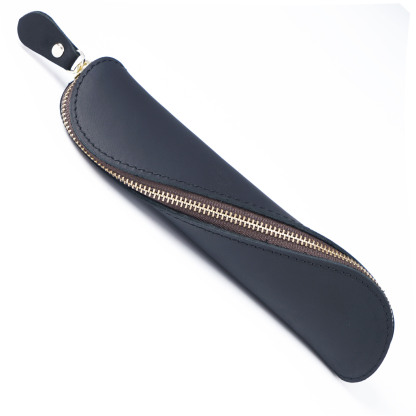 革 ペンケース S型 ファスナー筆箱