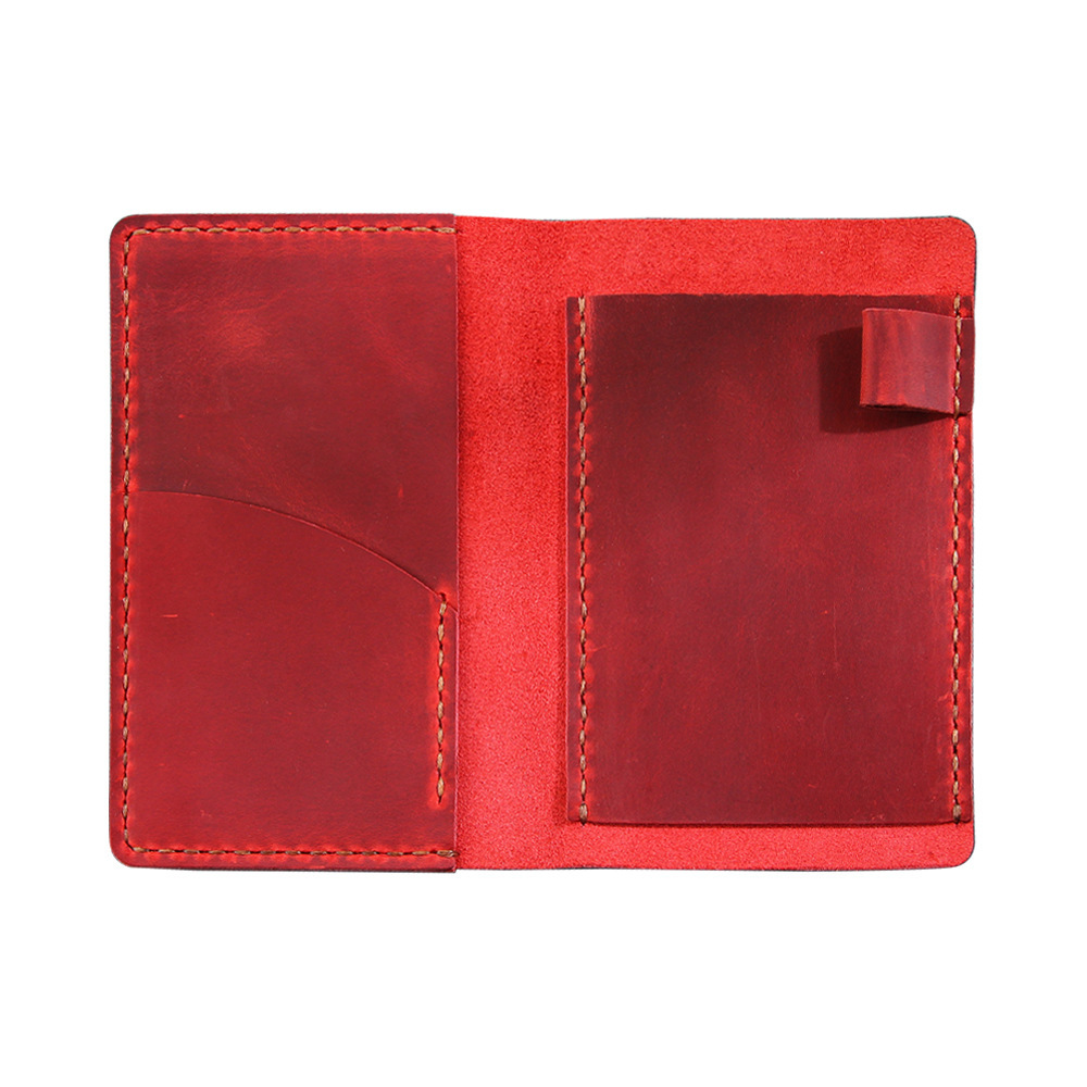 持ち歩き メモ帳 革ノート カバー