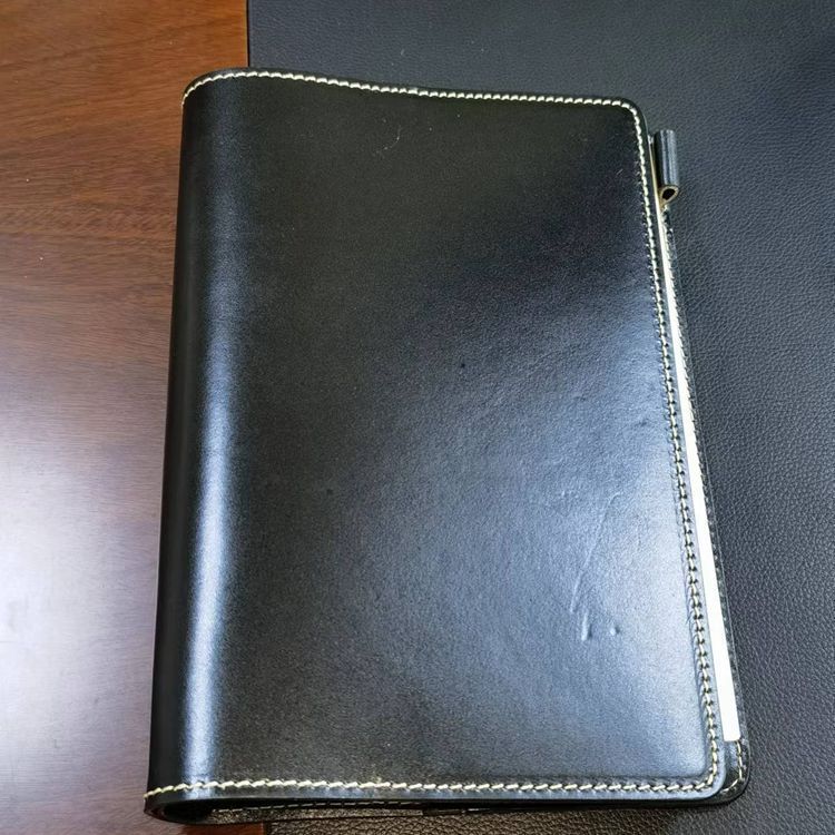 A5 6穴 バインダー 大容量収納 植物鞣し革 カバー ノート