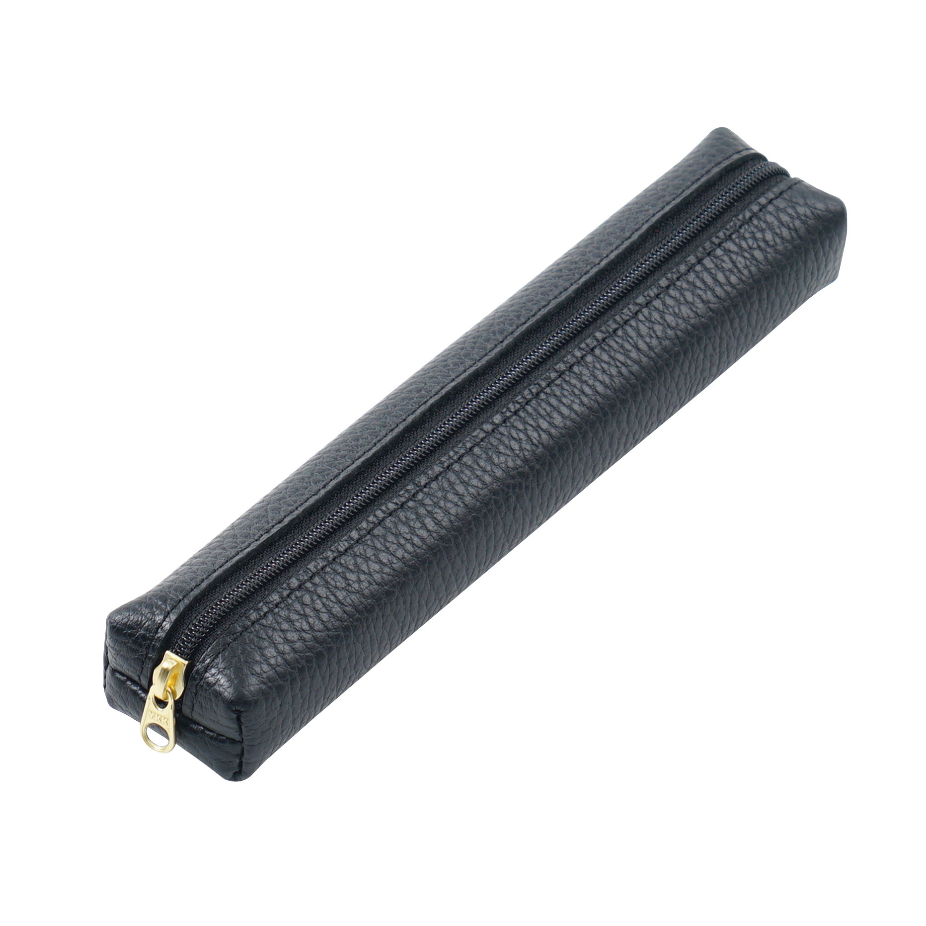 可愛い 超ミニ スリム 革 ペンケース ファスナー筆箱