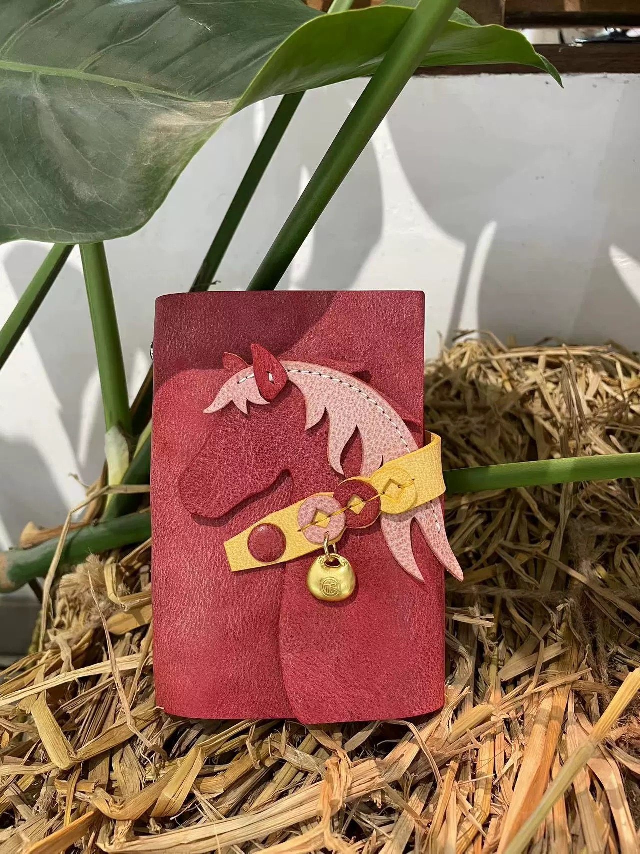 A7 6穴 バインダー 馬 革カバー ノート