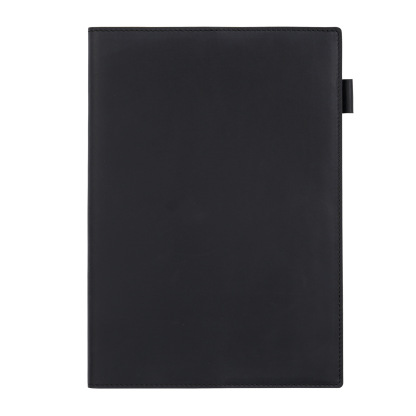 B5 水牛革 シンプル ノート カバー ペンホルダー カードホルダー付き