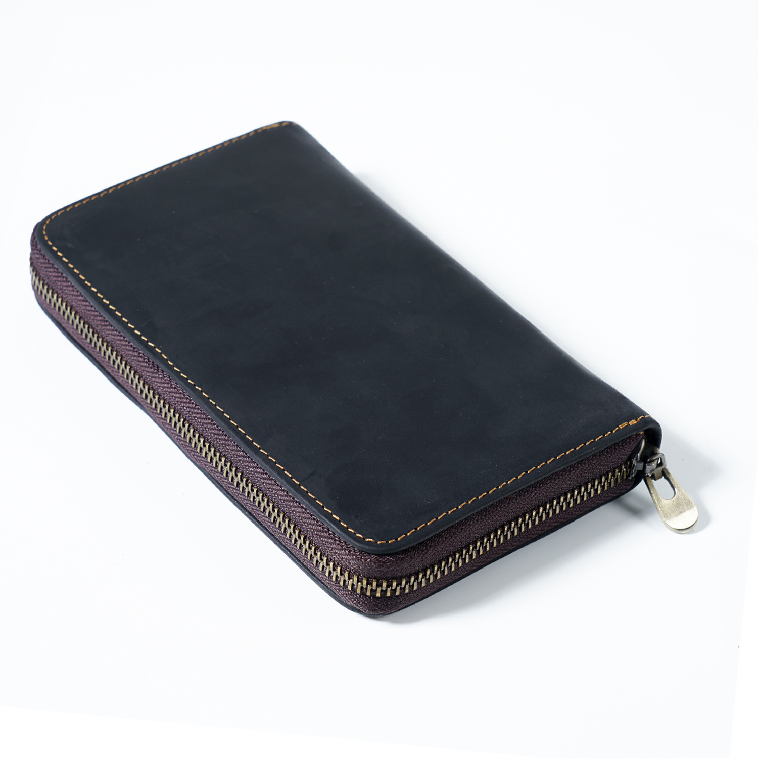 革 ペンケース 5本入れ 