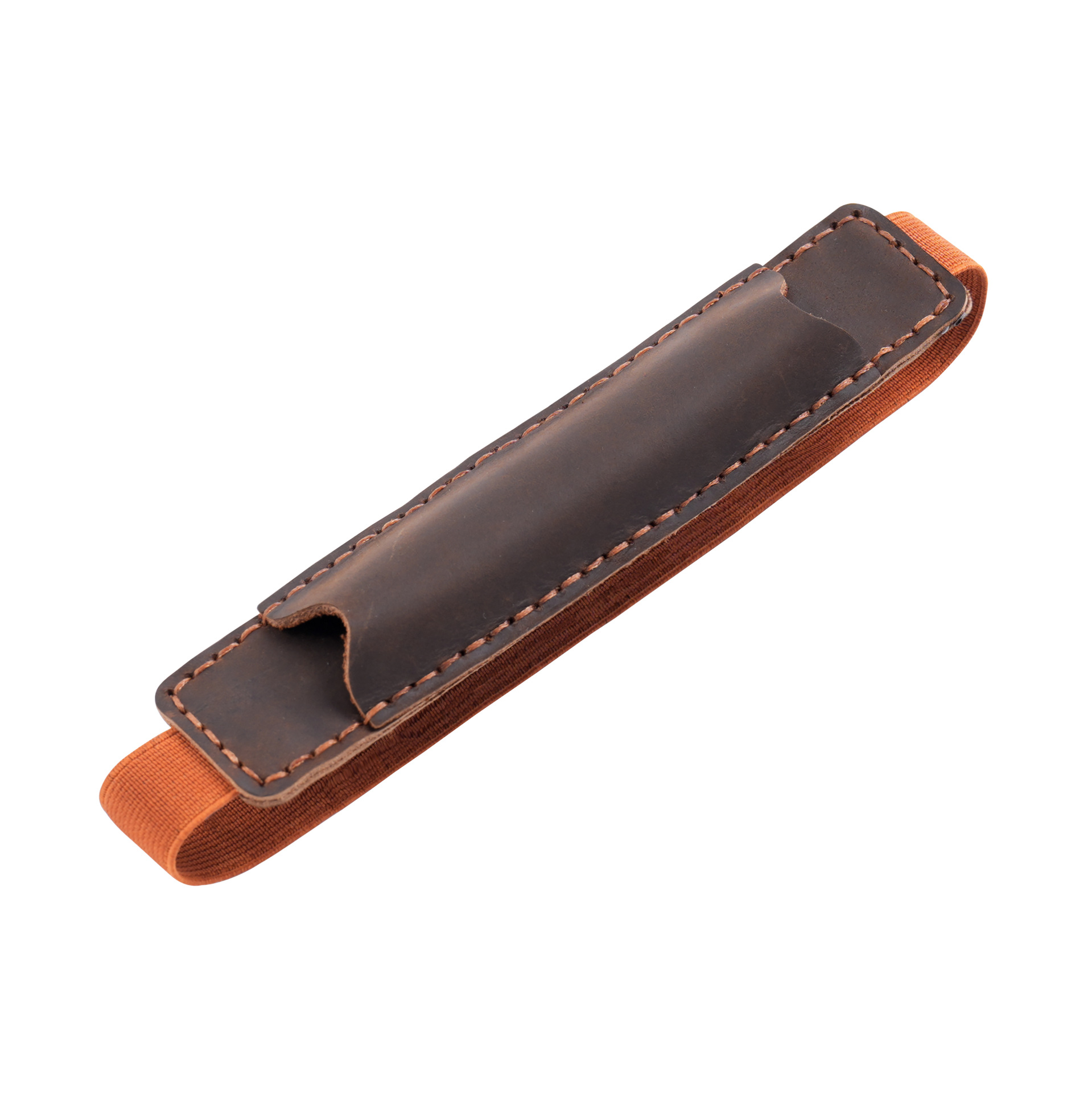 革 手帳用 ペンホルダー ペンケース バンド付き