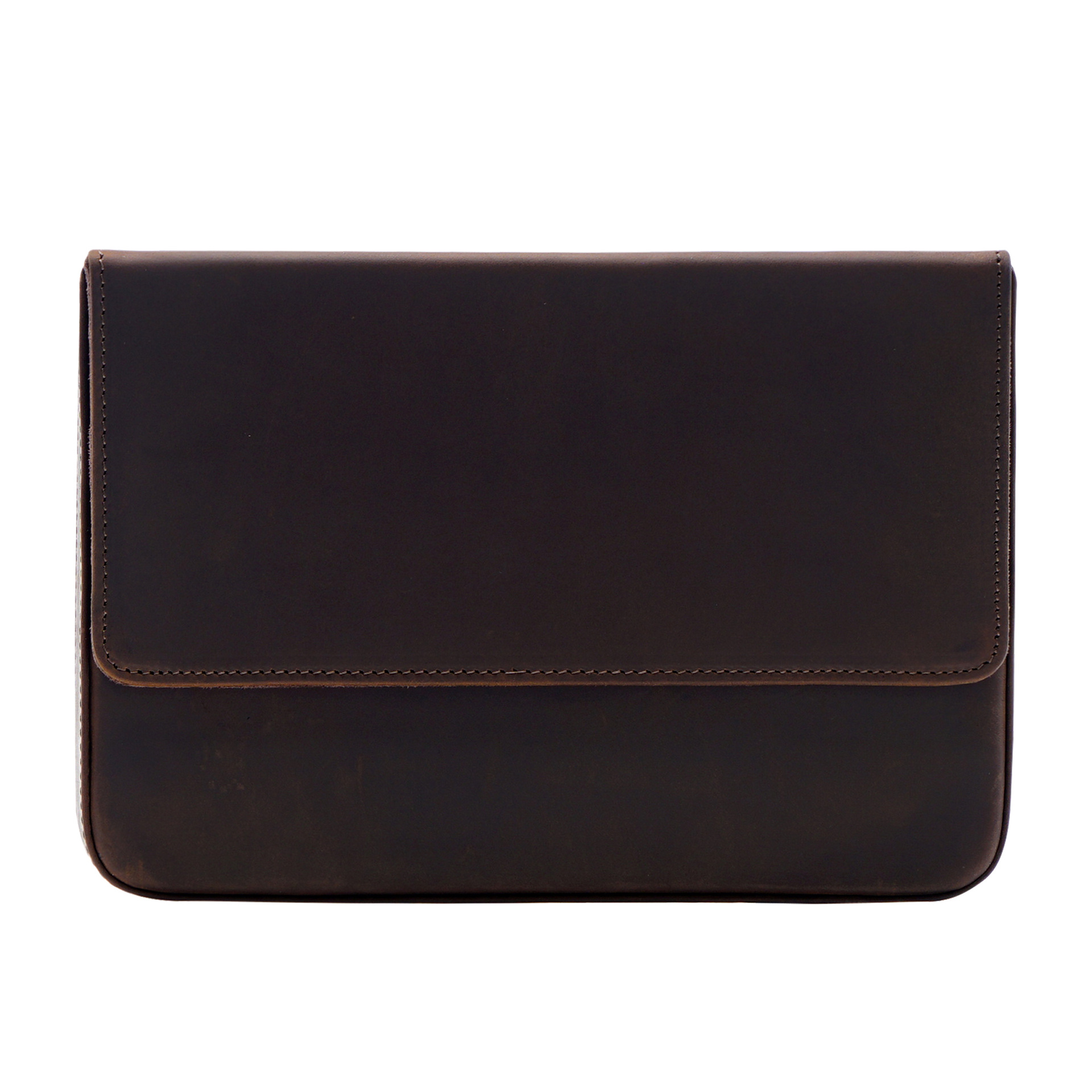 革 ペンケース 12本入れ 硬い筆箱 万年筆収納