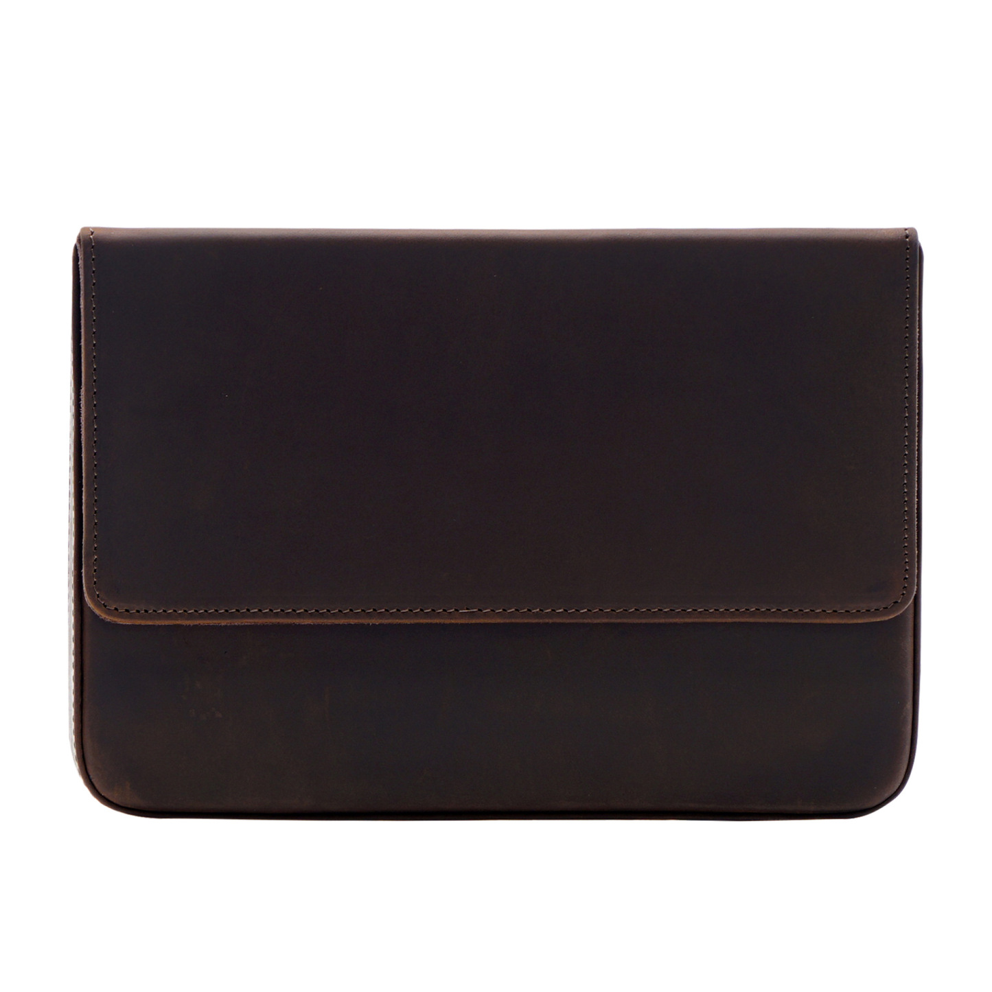 革 ペンケース 12本入れ 硬い筆箱 万年筆収納