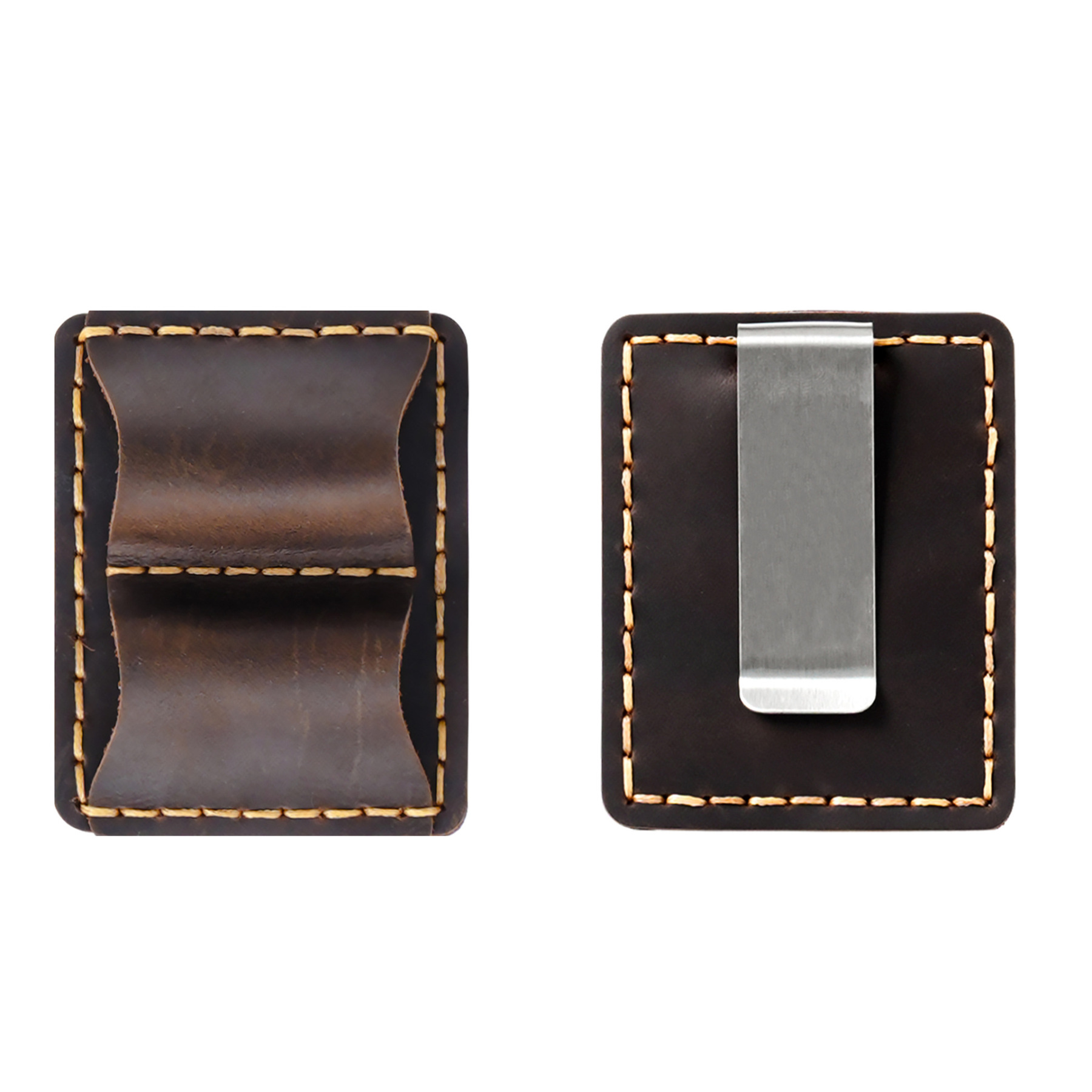 手作り の 2本差し 唐草模様 革 手帳 ペンホルダー