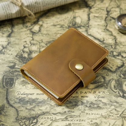 B7 ミニノート 革 カバー