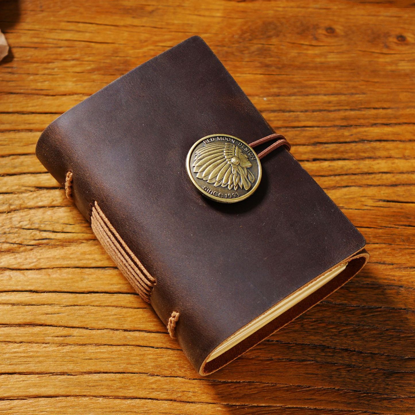 B7 革カバー ノート 厚い 手縫い システム手帳