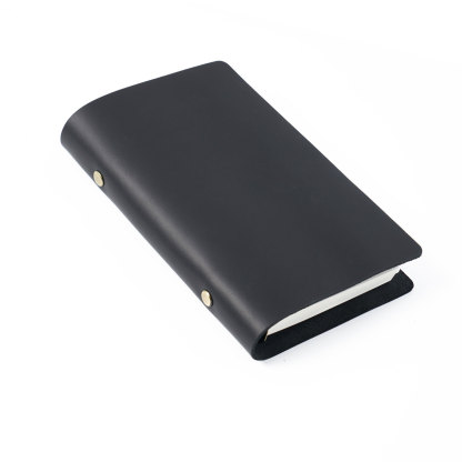 A6 6穴 バインダー シンプル 革カバー ノート