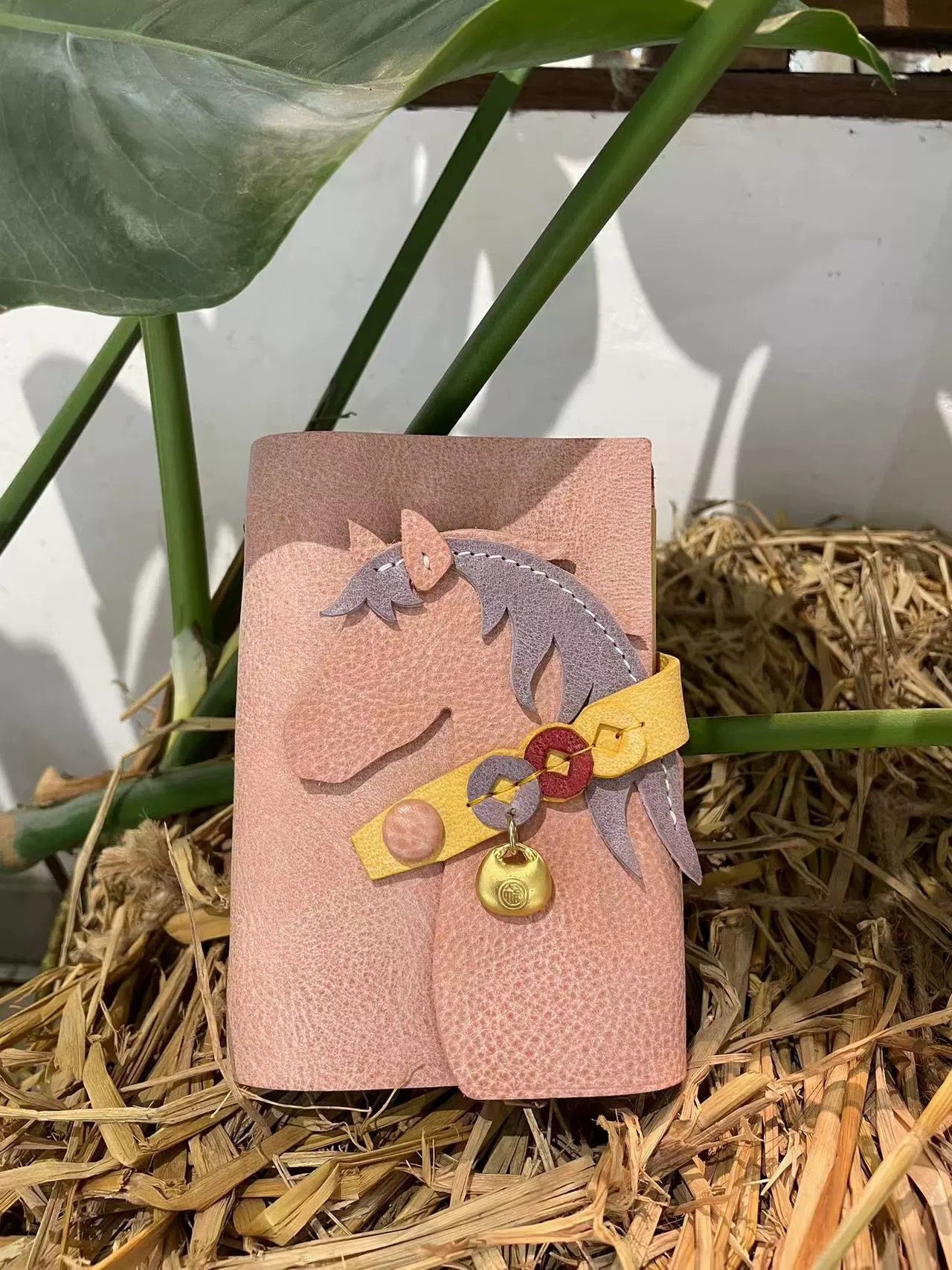 A7 6穴 バインダー 馬 革カバー ノート