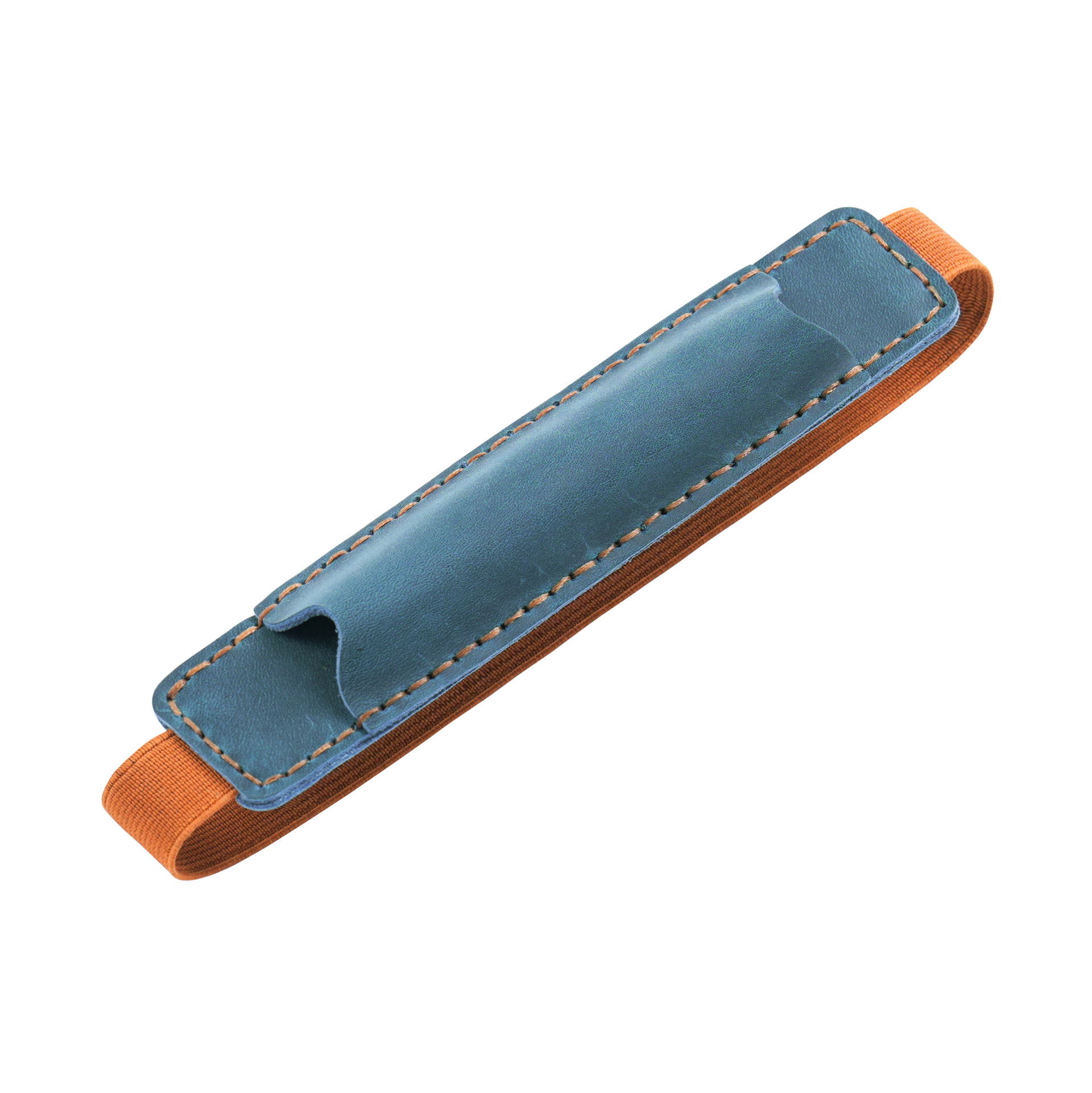 革 手帳用 ペンホルダー ペンケース バンド付き