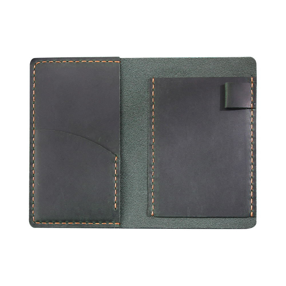 持ち歩き メモ帳 革ノート カバー