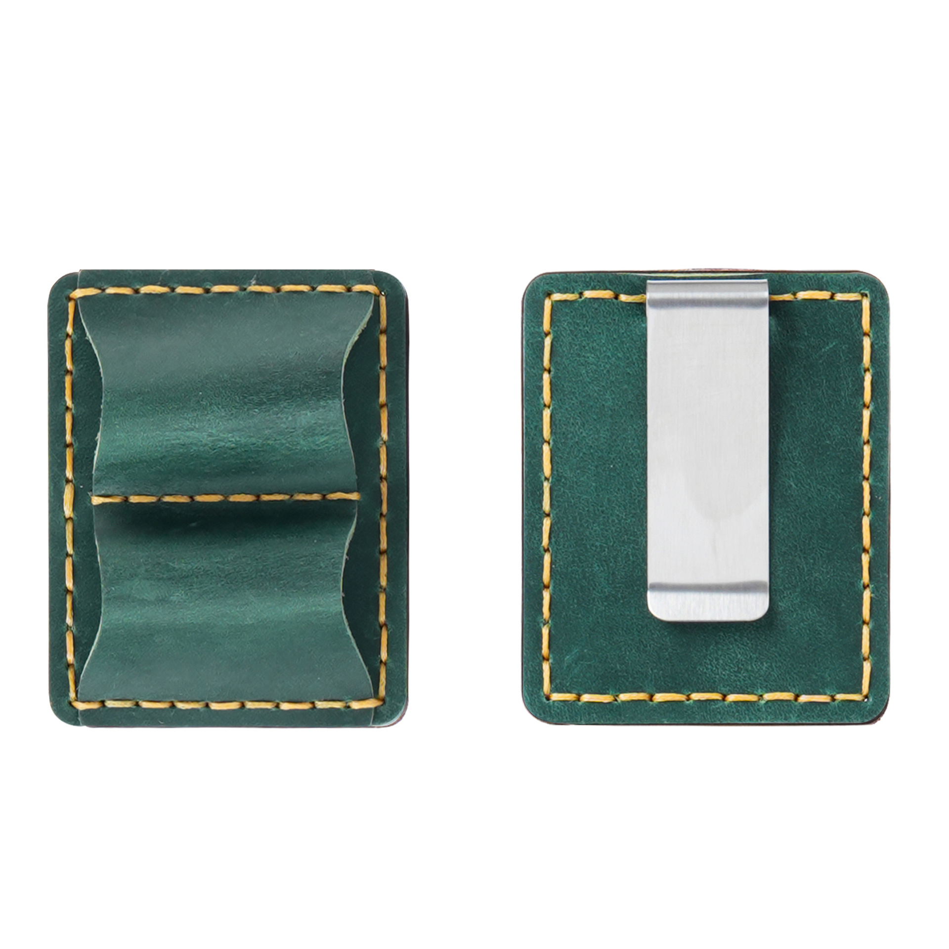 2本差し 革 手帳 ペンホルダー