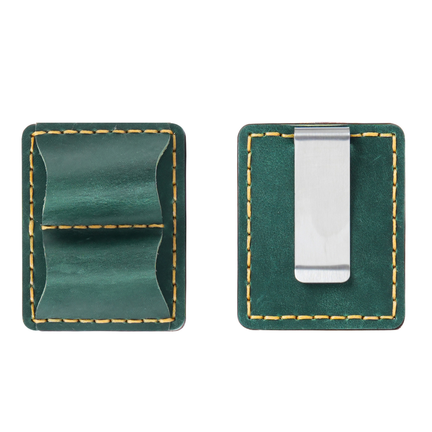 2本差し 革 手帳 ペンホルダー