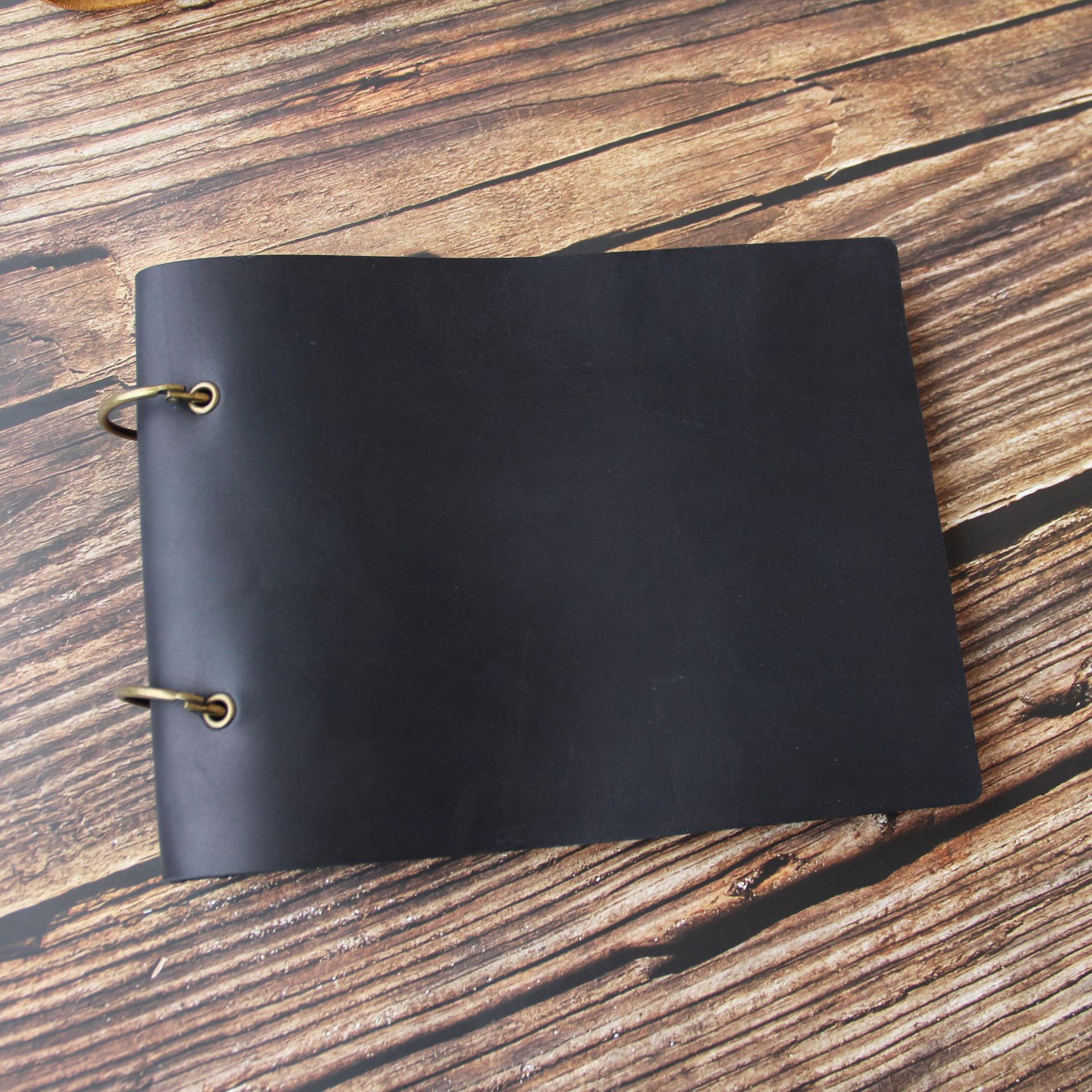 A5 2穴 バインダー 革カバー ノート